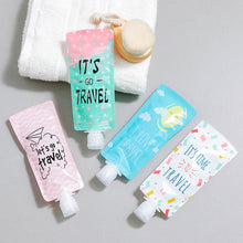 Load image into Gallery viewer, Shower Shampoo Bottle Portable Makeup Containe 1PC Empty Mini Plastic Travel Supplies Lotion Separating Storage Bag