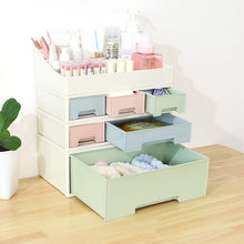 Load image into Gallery viewer, Combinable Drawer Makeup Organizer Lipstick Nail Polish Storage Box Jewelry Cosmetic Container Desktop Sundries Case Accessories