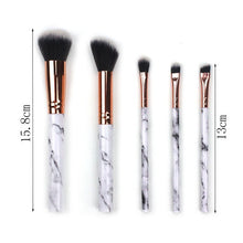 Load image into Gallery viewer, Portable PU Marbling Makeup Brush Organizers Box Travel Cosmetic Beauty Pen Lipstick Holder Bathroom Home Storage Accessories