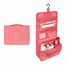 Load image into Gallery viewer, Women fashion Travel Nylon cosmetics bags water-proof beauty makeup bags bathroom organizer of portable bath hook washing up bag