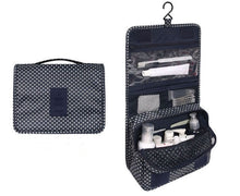 Load image into Gallery viewer, Women fashion Travel Nylon cosmetics bags water-proof beauty makeup bags bathroom organizer of portable bath hook washing up bag