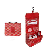 Load image into Gallery viewer, Women fashion Travel Nylon cosmetics bags water-proof beauty makeup bags bathroom organizer of portable bath hook washing up bag
