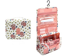 Load image into Gallery viewer, Women fashion Travel Nylon cosmetics bags water-proof beauty makeup bags bathroom organizer of portable bath hook washing up bag