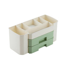 Load image into Gallery viewer, Desktop Drawer Makeup Organizer Women Cosmetics Cotton Swabs Holder Jewelry Necklace Earrings Lipsticks Storage Box Accessories